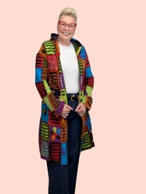Rising International Patchwork Coat